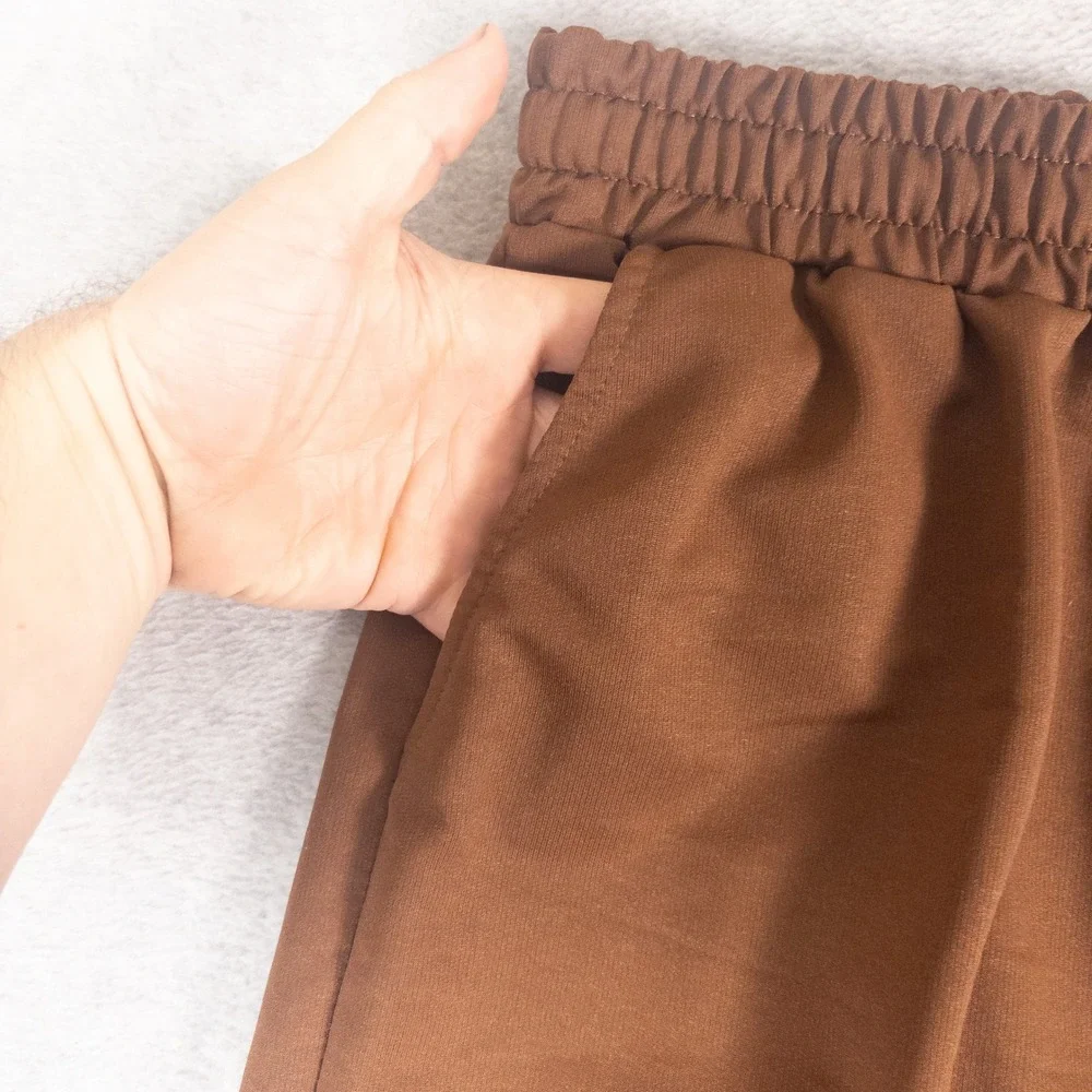 Mens Brown Mesh Athletic Gym Shorts XXL Elastic Waist Drawstring Pockets